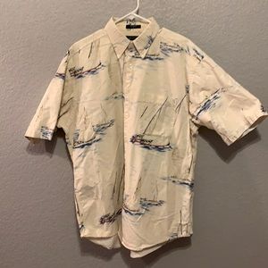 Nautica Short Sleeve Boat Shirt - L